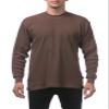 Pro Club Men's Heavyweight Cotton Long Sleeve Thermal Top, X-Large, Brown view 1