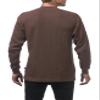 Pro Club Men's Heavyweight Cotton Long Sleeve Thermal Top, X-Large, Brown view 2