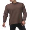 Pro Club Men's Heavyweight Cotton Long Sleeve Thermal Top, X-Large, Brown view 4