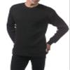 Pro Club Men's Heavyweight Cotton Long Sleeve Thermal Top, 2X-Large, Black view 3