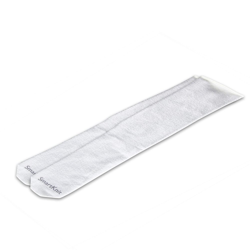 SmartKnit AFO Baby Socks - Infant Seamless AFO Interface and Sensitivity Socks (White, X-Small)