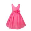 iiniim Kids Girls Chiffon Pageant Wedding Bridesmaid Summer Party Flower Girl Dress Hot Pink 6 view 1
