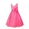 iiniim Kids Girls Chiffon Pageant Wedding Bridesmaid Summer Party Flower Girl Dress Hot Pink 6 view 2