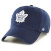 '47 Brand Adjustable Cap - Clean UP Toronto Maple Leafs Navy, Blue, One Size view 1