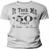 50th Birthday Gift Shirt for Men - It Took Me 50 Years to Look This Good - White-4X view 1