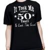 50th Birthday Gift Shirt for Men - It Took Me 50 Years to Look This Good - White-4X view 3