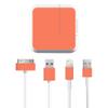 MightySkins Skin Compatible with Apple iPad Charge Kit wrap Cover Sticker Skins Solid Salmon view 1