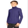 Boy's Oh So Soft Turtleneck Navy Blue X-Large view 1