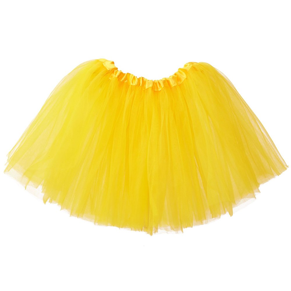 My Lello Yellow Little Girls Tutu 3-Layer Ballerina (10 mo - 3T)