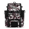 Boombah Superpack Bat Pack - Backpack Version (no wheels) - Holds 4 Bats - Camo Black/Maroon - For Baseball or Softball