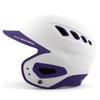 Boombah DEFCON Batting Helmet White/Purple - Size Senior 7" - 7 3/4" view 2