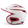 Boombah DEFCON Batting Helmet Sleek Profile White/Red - Size Senior 7" - 7 3/4" view 2