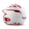 Boombah DEFCON Batting Helmet Sleek Profile White/Red - Size Senior 7" - 7 3/4" view 3