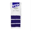 TCK Retro 3 Stripe Tube Socks (Purple, Medium) view 3