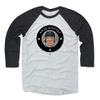 500 LEVEL Anze Kopitar Tee Shirt (Baseball Tee, XXX-Large, Black/Ash) - Los Angeles Raglan Tee - Anze Kopitar 3 Stars S view 1