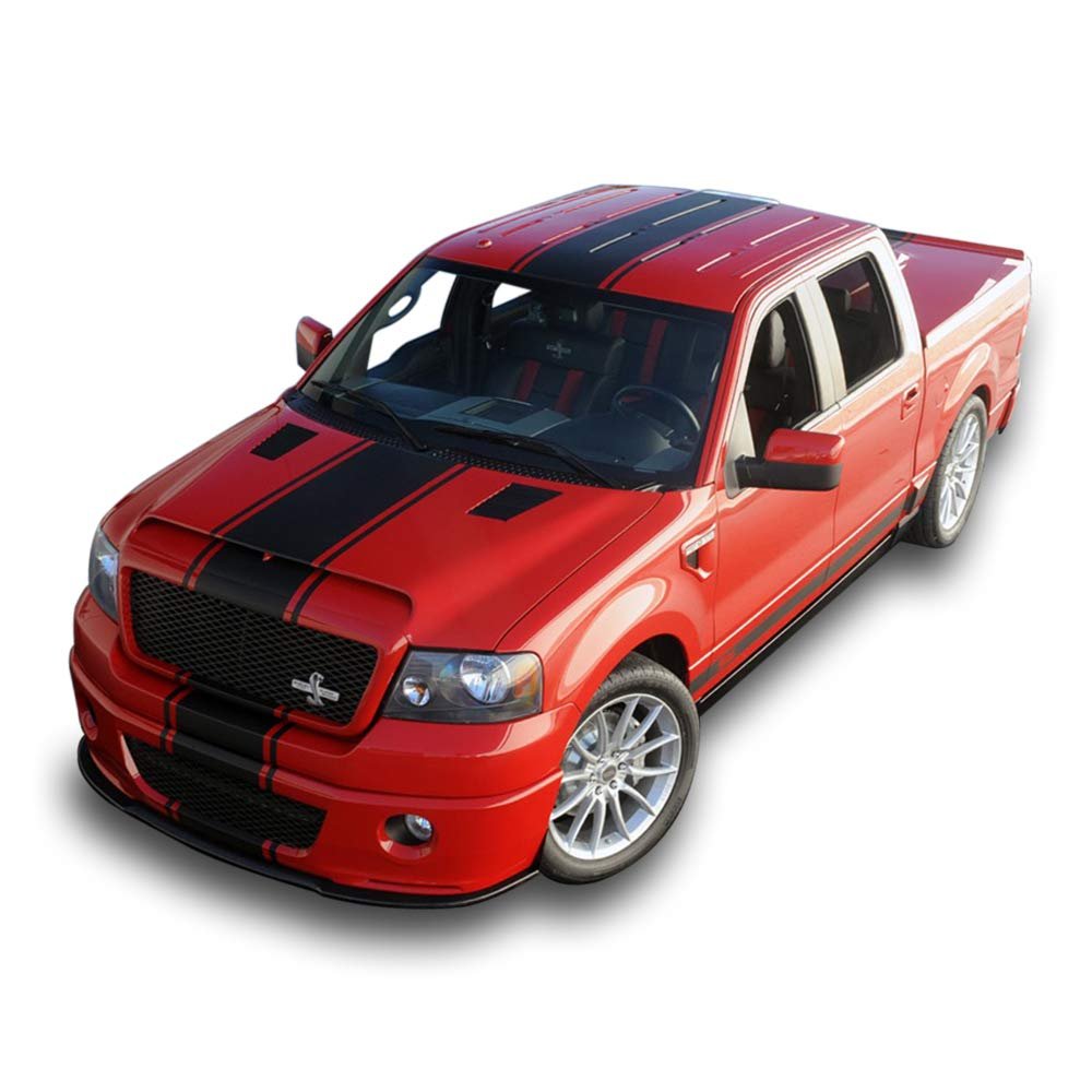 1x Full Stripe Kit Decal Sticker Graphic Compatible with Ford F150 2009-2016 Shelby