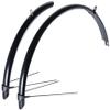 Bbb Cycling Bicycle CityGuard Bike Fender Set Mudguard Front and Rear | MTB Urban Kids Road Ebike Mud Guard Fenderset |28 Inch BFD-40, Black, 28" view 1