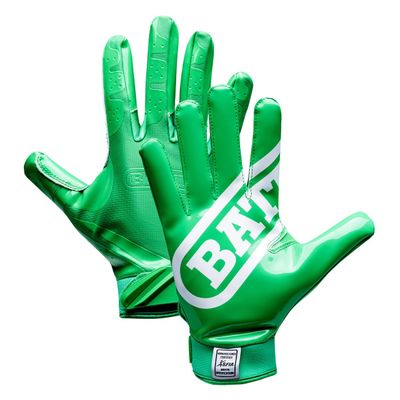 Battle Double Threat Football Gloves  Ultra-Tack Sticky Palm Receivers Gloves  Pro-Style Receiver Gloves, Youth, X-Large
