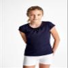 French Toast Girls' Little Stretch Kick Short, White, 6X view 2