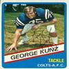 Sports Memorabilia George Kunz Autographed Football Card (Baltimore Colts) 1976 Topps Wonder Bread All Star No.7 view 1