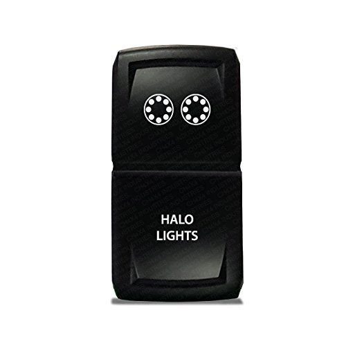 CH4X4 Rocker Switch V2 Halo Lights Symbol - Amber Led