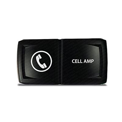 CH4X4 Rocker Switch V2 Cell AMP Symbol - Horizontal - While Led