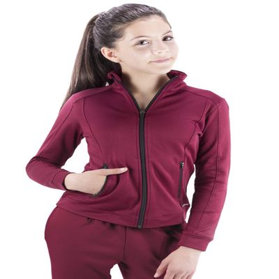 Covalent Activewear Girls River Jacket-09-YM Maroon