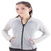 Covalent Activewear Girls' Flex Jacket - Stretchy, Lightweight Jacket for Sports and Athletics view 1