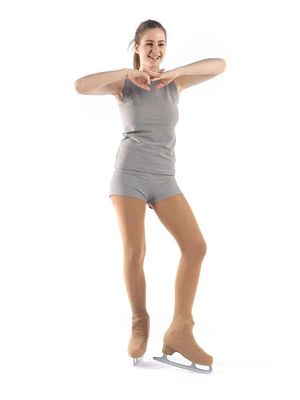Sagester - Figure Skating Boot Cover Tights / 80 den/Color - Nude, Skin/Size: 6-9