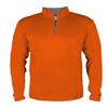Orange Youth Small Long Sleeve 1/4 Zip Pullover Wicking Sports Jacket view 1