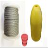 KUFA Sports Prawn Trap Accessory Combo, 400' Lead Rope, 14" Yellow Float and Vented Bait Jar (LP4+F13Y+HB5) view 1