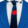 Flairs New York Gentleman's Essentials Premium Handmade Flower Lapel Pin Boutonniere (Pack of 1 Pin, Daisy Yellow [Rose Gold Leaf]) view 3