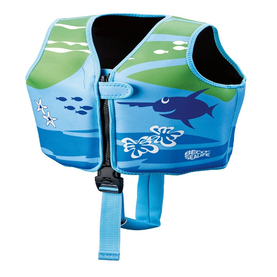Beco Childrens Sealife Swim Jacket Schwimmwesten, Children's, 9639, Green, S