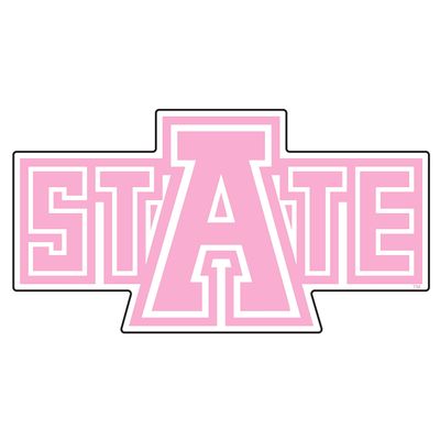 Arkansas State Indians Magnet (Pink A State Magnet (3",6",12"), 3 in)