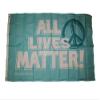 3x5 All Lives Matter! Peace #stoptheviolence 100D Flag 3'x5' Brass Grommets view 1