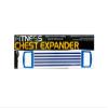 bulk buys Compact Design Fitness Chest Expander with 4.5" Wide Handles, Pack of 4 - White, Blue