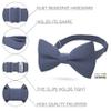 Bow Tie House Boys Classic Pre-Tied Bow Tie Formal Solid Tuxedo (Medium, Slate Gray) view 2
