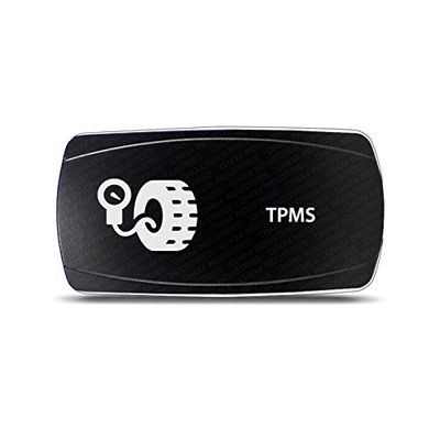 CH4X4 Rocker Switch TPMS Symbol - Horizontal - Green Led