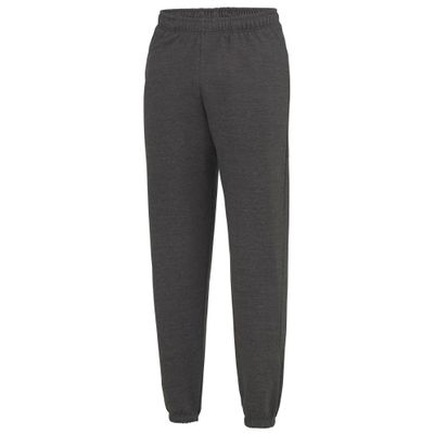 AWDis Just Hoods JH072 College Cuffed Sweatpants - Charcoal - S