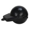 Extreme Max 3006.6738 Coated Ball-with-Fin Downrigger Weight - 15 lbs.,Black view 2