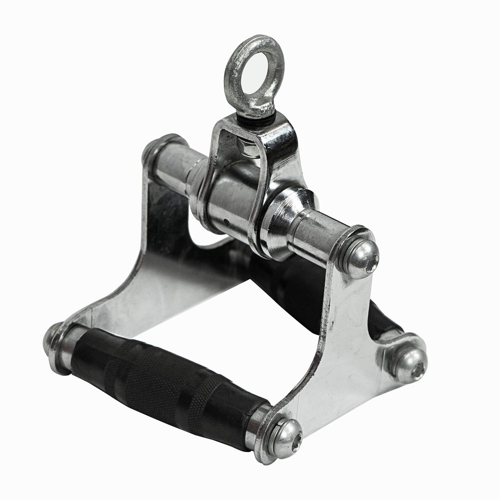 Valor Fitness Triangle Chest Pull Cable Attachment - Heavy-Duty Cable Machine Accessory for Strength Training and Home Gym Equipment