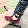 Alpine Swiss Kilian Fashion Sneakers Lightweight Trainers Lace Up Casual Shoes,size 9,11W,color Burgundy view 2