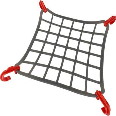 Small Cargo Net by Delta Cycle - Expandable Bungee Net with Hooks Stretches 2X in Size - Bike Cargo Net Keeps Your Gear Tightly in Place for Bikes & Kayaks