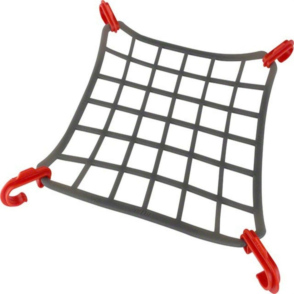 Small Cargo Net by Delta Cycle - Expandable Bungee Net with Hooks Stretches 2X in Size - Bike Cargo Net Keeps Your Gear Tightly in Place for Bikes & Kayaks