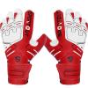 Sportout Youth&Adult Goalie Goalkeeper Gloves,Strong Grip for The Toughest Saves, with Finger Protect & 4+3MM Latex to Give Splendid Protection to Prevent Injuries,4 Colors (Red, 8) view 1