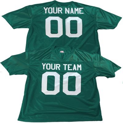 Custom Football Jersey for Men You Design Online in Adult Small in Dark Green
