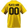 Custom Football Jersey for Men You Design Online in Adult Large in Gold view 3