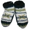 Agan Traders 60 Wool Fleece Lined Warm Winter Socks Booties (Size 5-7, Multi 19) view 1