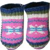Agan Traders 60 Wool Fleece Lined Warm Winter Socks Booties (Size 6-8, Multi 24) view 1