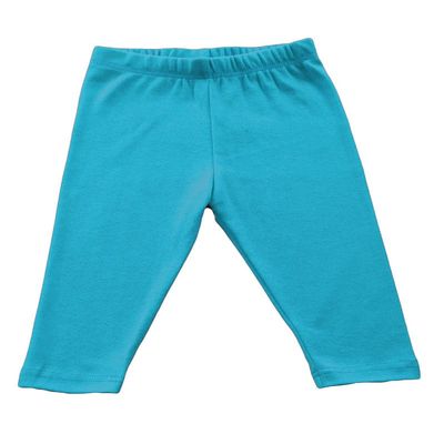 Monag Toddler Baby Rib Leggings, Turquoise, 6y